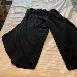 Bryn Walker black cotton knit pants XL